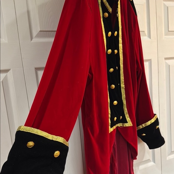 Leg Avenue mens Mens Velvet Regency Coat Costume - Picture 7 of 9